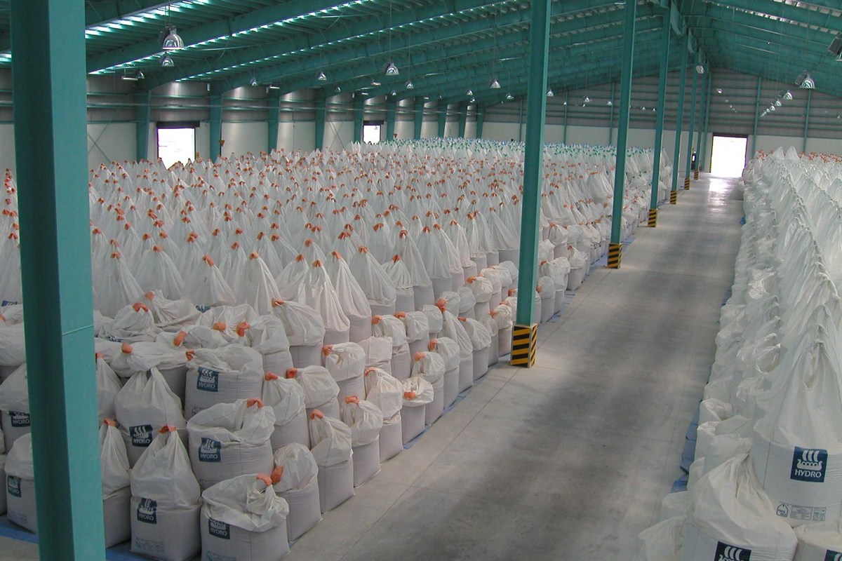 Industrial nutrient processing and agricultural bulk storage silos.